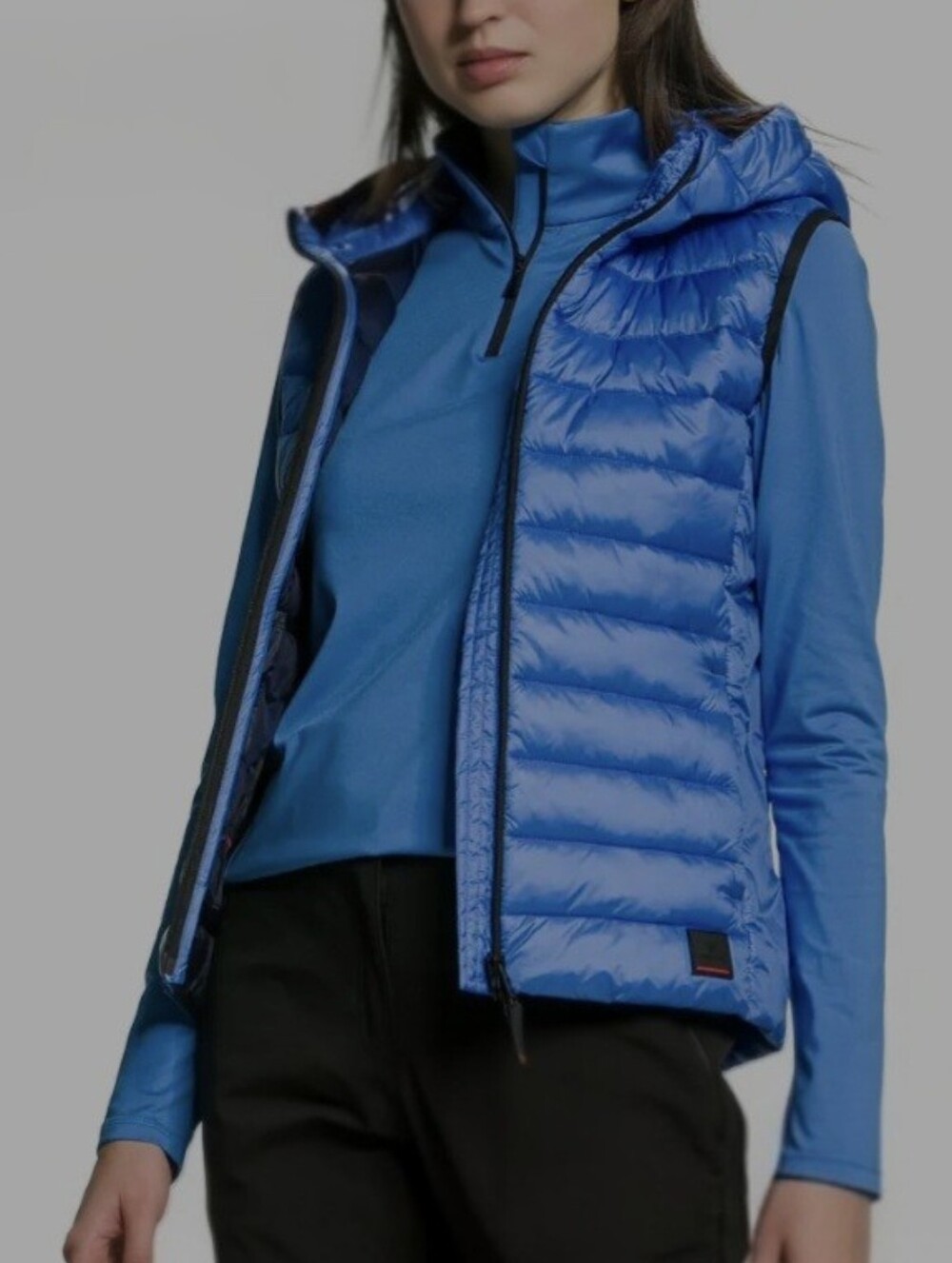 Bogner Womens  Rhea2-O Vest, Blue Size 6 (RARE COLOR!)